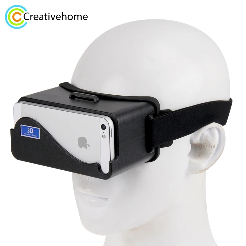 Новый DIY Google Cardboard виртуальной реальности VR мобильного телефона 3D очки по