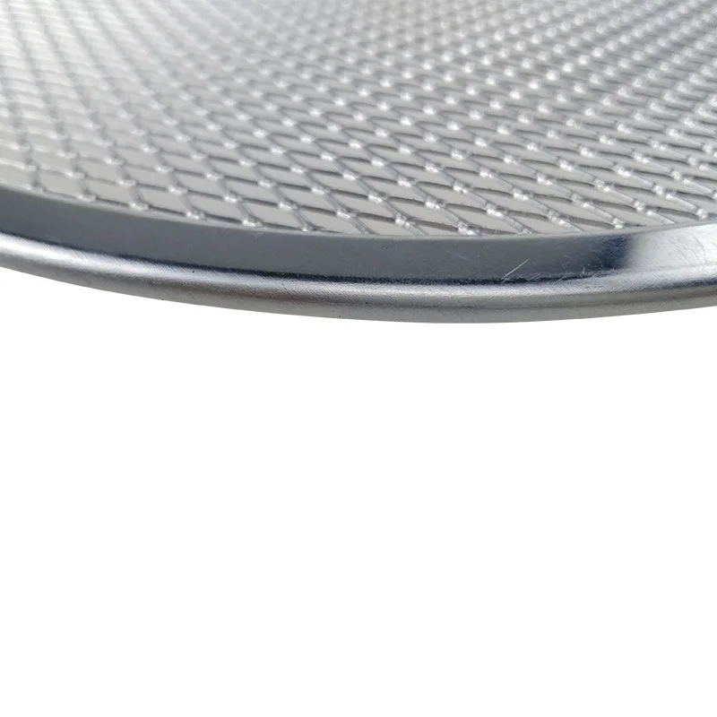 6''-11'' Sizes Aluminum Pizza Tray Mesh Round Baking Pan Pizza Net Screen Pastry Baking Tools Pizza Screen Oven Baking Tray 06