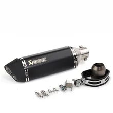 Universal 36mm 51mm Akrapovic Motorcycle Scooter Exhaust Pipe Muffler for Yamaha Honda KTM Kawasaki Ducati Aprilia