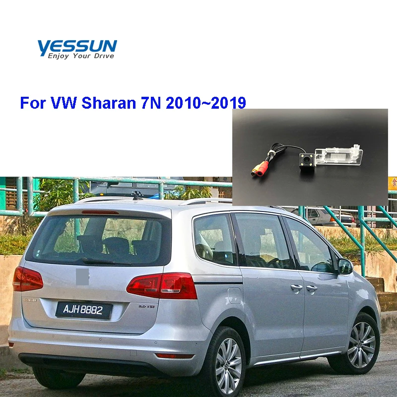 

Yessun HD CCD Night Vision Car Rear View Reverse Backup Camera Waterproof For Volkswagen Sharan 7N 2010~2019