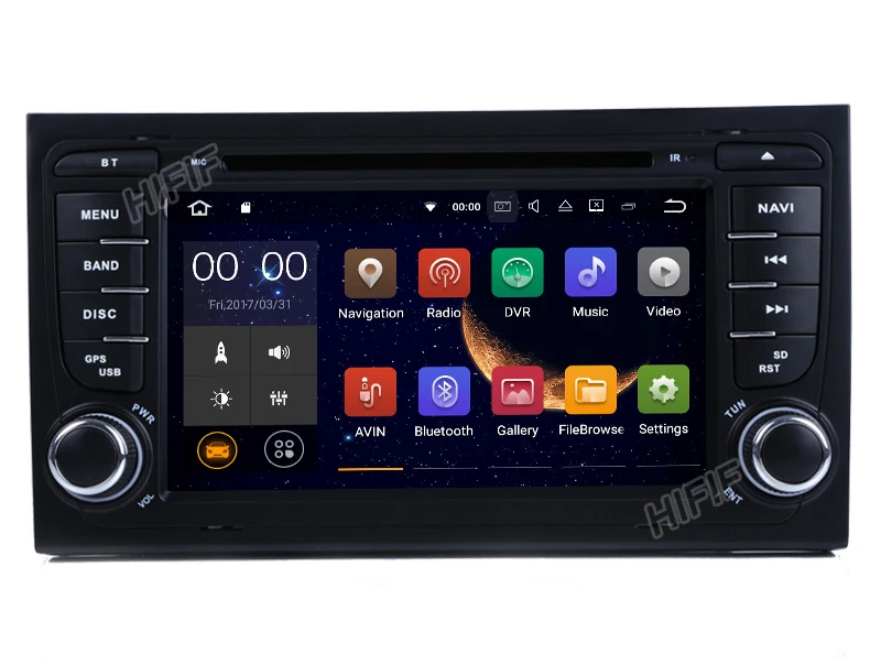 Flash Deal Free Camera 1024*600 Quad Core Android 7.1.1 Car DVD Player for Audi A4 2002-2007 S4 RS4 8E 8F B9 B7 RNS-E (DTV DAB+ Optional) 1