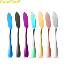Goodfeer из нержавеющей стали для масла нож с острым лезвием для ужина сыра сэндвич нож для масла Лучшие Кухонные гаджеты для столовой и бара