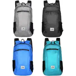 20L складной рюкзак Ультра-легкая водонепроницаемая сумка для кемпинга для мужчин и женщин пакет открытый альпинизм дорожные сумки
