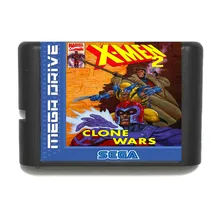 X Men 2 16 Bit Mega Drive Game Card For Sega Genesis Video Game Console