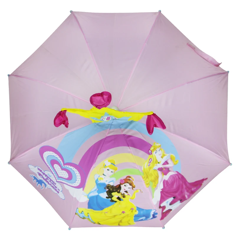 Зонт высокого качества для мальчиков и девочек от 2 до 7 лет, розовый подарок принцессы