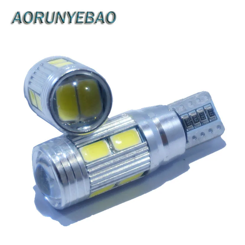 AORUNYEBAO 2 шт. автомобильный Стайлинг авто светодиодный T10 Canbus 194 W5W 10 SMD 5630