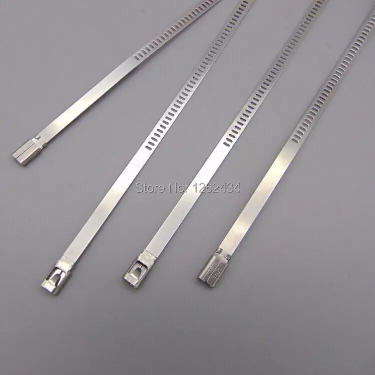 

Free shipping 100pcs 7*200 STAINLESS STEEL CABLE TIES stainless steel tie bar 7*200mm