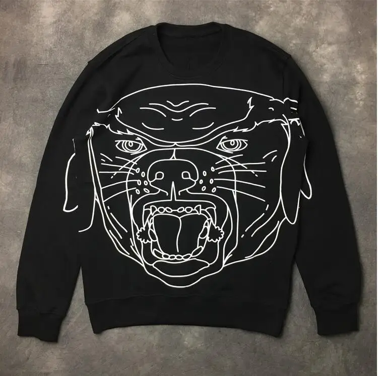 New 2017 High Line dog head Fashion Unisex Hoodies Hoody hooded