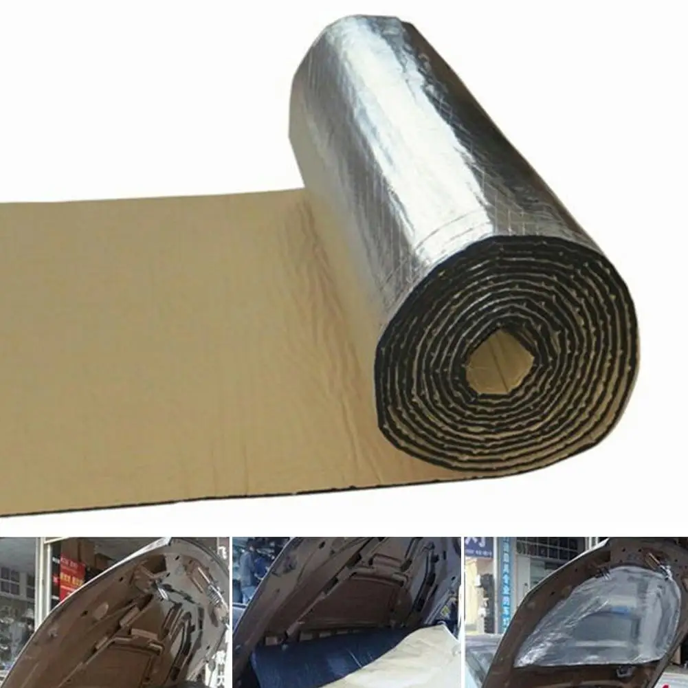 

Car Door Engine Hood Sound Thermal Insulation Noise Silencer Deadening Mat Pad