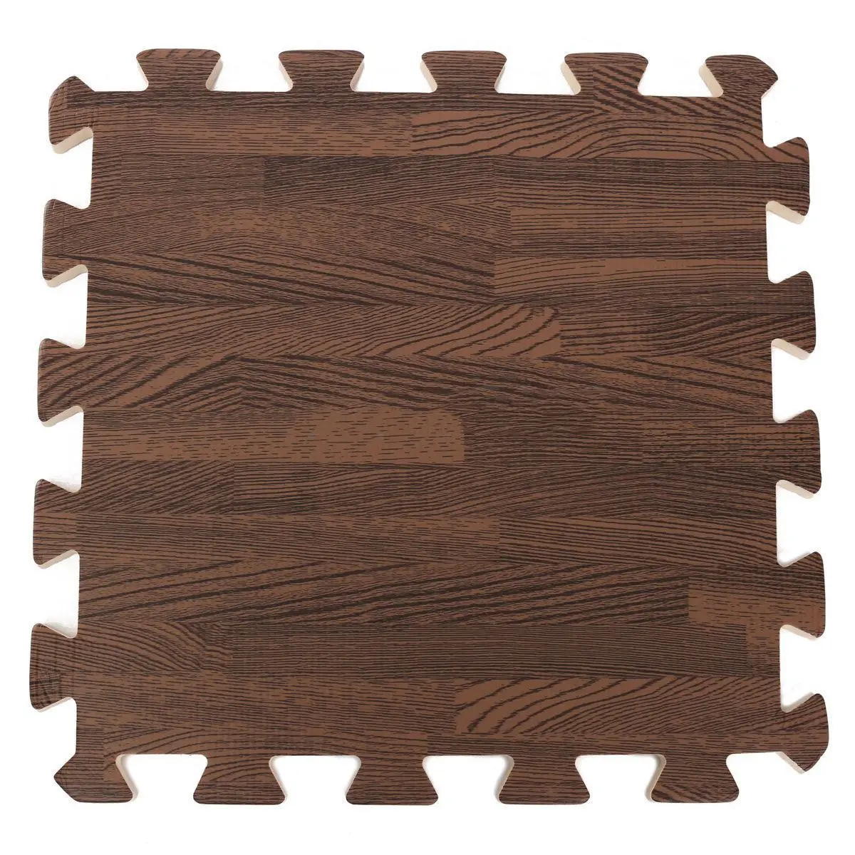 36 Pcs Interlocking EVA Foam Floor Tiles Light Wood Grain Colour Gym Exercise