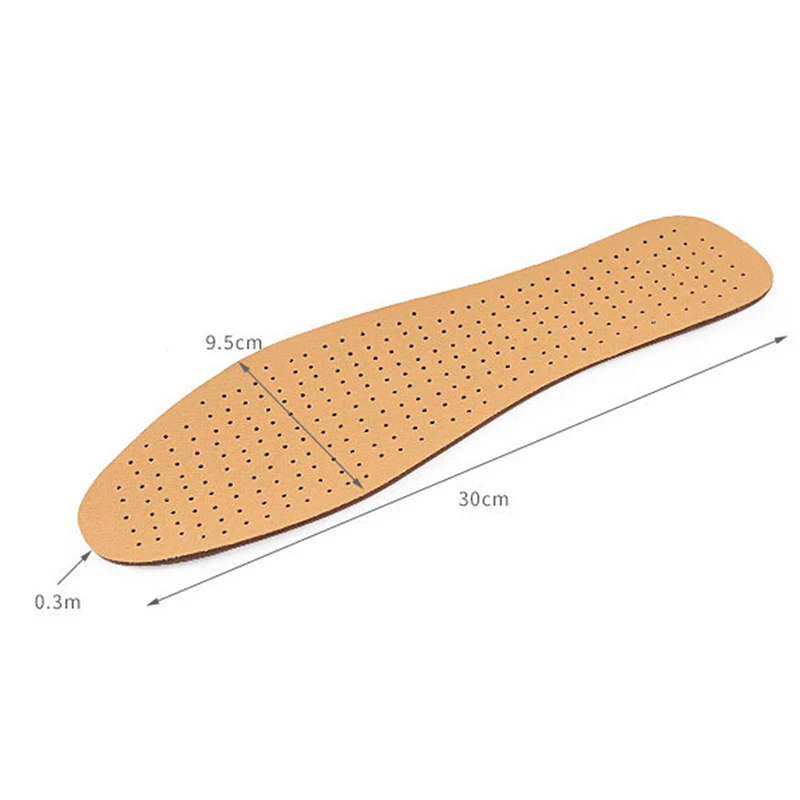 1 пара Удобные стельки из искусственной кожи для мужчин и женщин