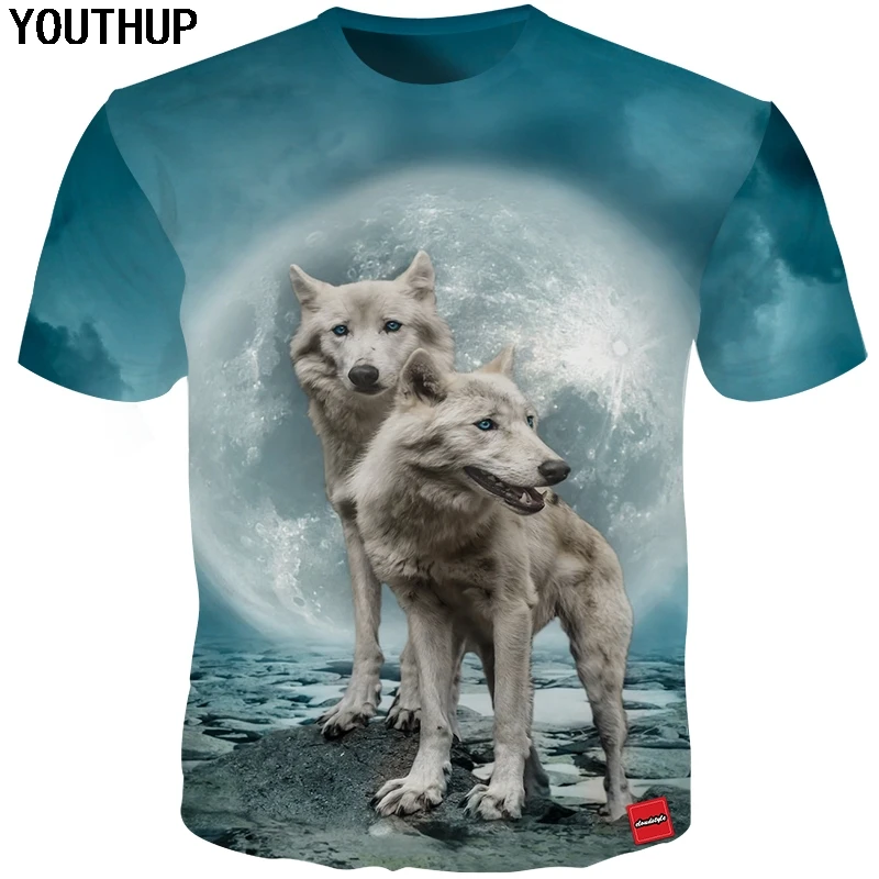Мужская футболка YOUTHUP в стиле хип хоп с 3d принтом|Футболки| |