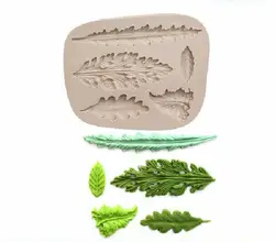 Высокое качество Пользовательские листьев плесень листья украшают торт DIY инструменты глины плесень