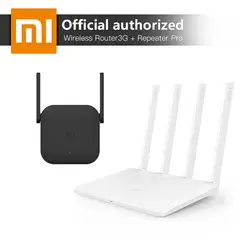 Xiaomi Wi-Fi Беспроводной маршрутизатор Ретранслятор комплект 3G 1167 Мбит/с 128 МБ NAND Flash Встроенная память 256 МБ памяти маршрутизатора и