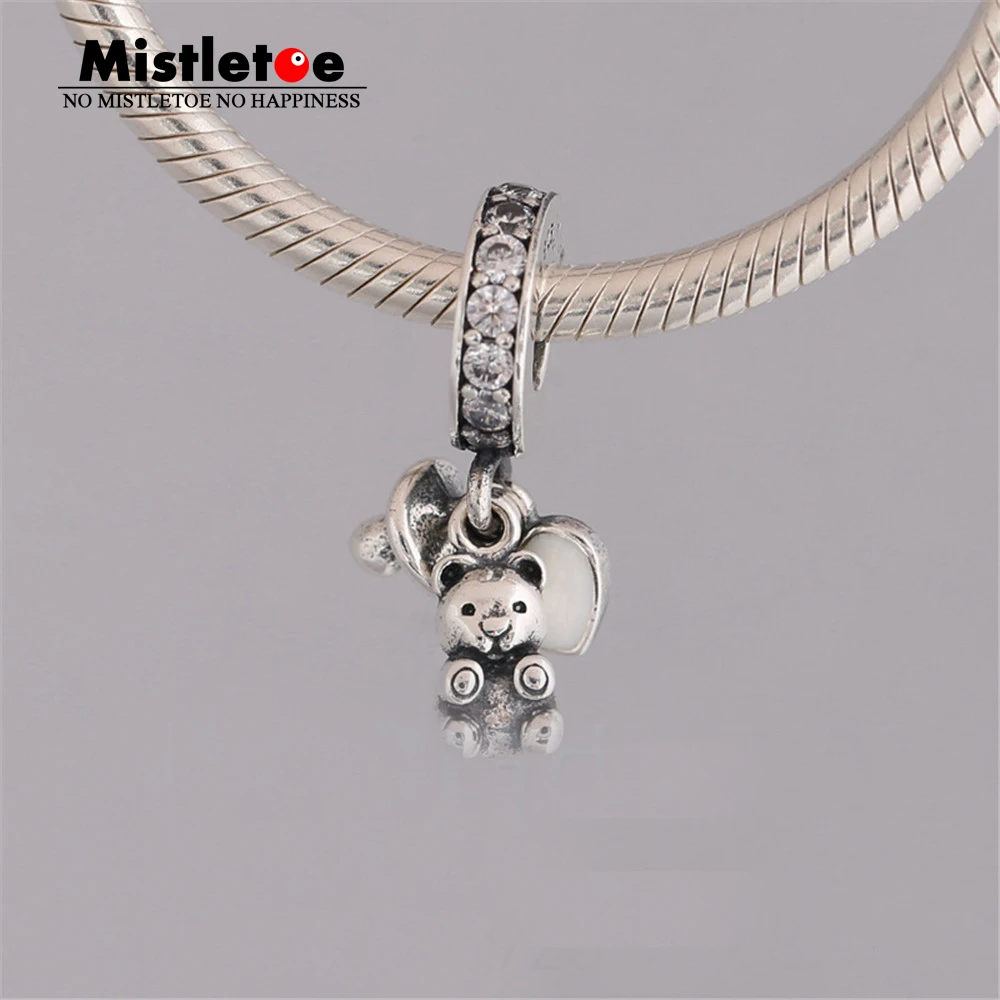 

Authentic 925 Sterling Silver Baby Treasures, Clear CZ Dangle Charms Fit European Bracelet Necklace Jewelry