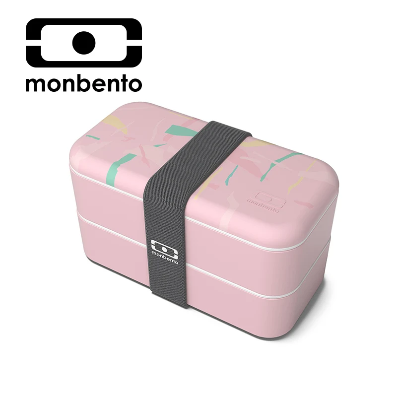 Monbento Высокое качество здоровый пластик ланч бокс 1000 мл Bento коробки для обедов