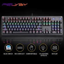 King of Fighters k9999 full key no conflict backlight plugged esports dustproof waterproof game green axis mechanical keyboard