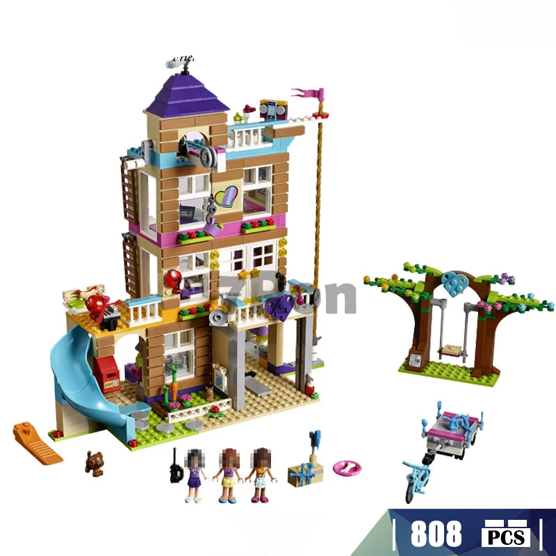 Friendship House Building blocks 01063 808pcs Compatible with lego