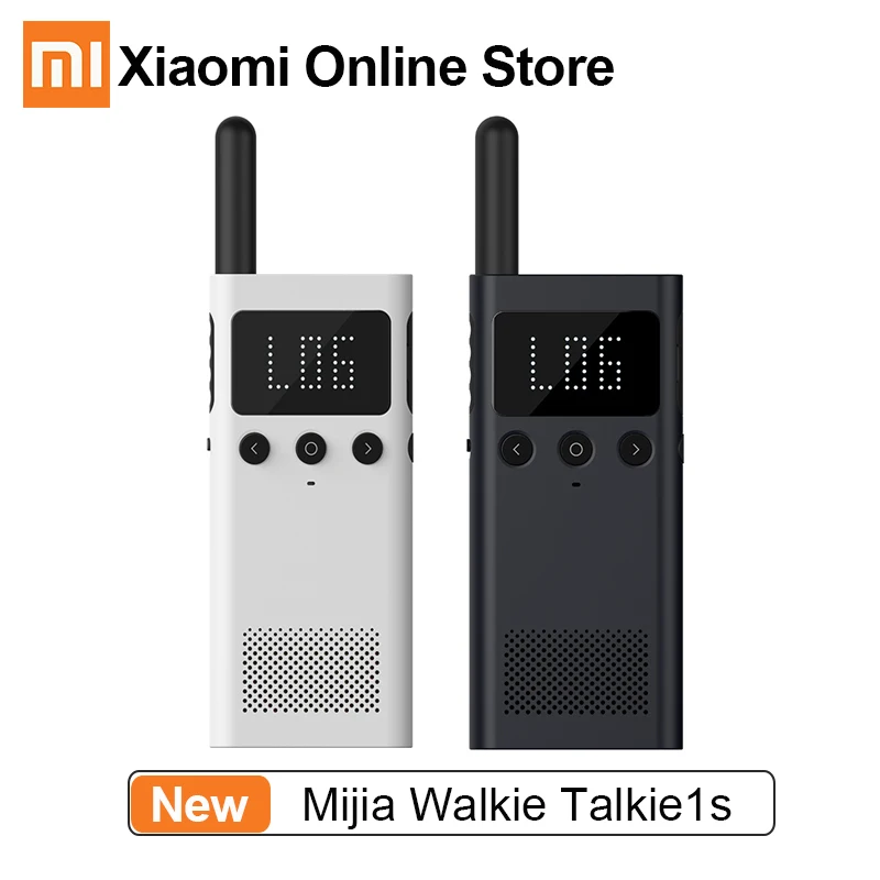 Xiaomi Mijia Smart Walkie Talkie с fm-радио динамик в режиме ожидания смартфон приложение расположение поделиться быстро команда Talk interphone