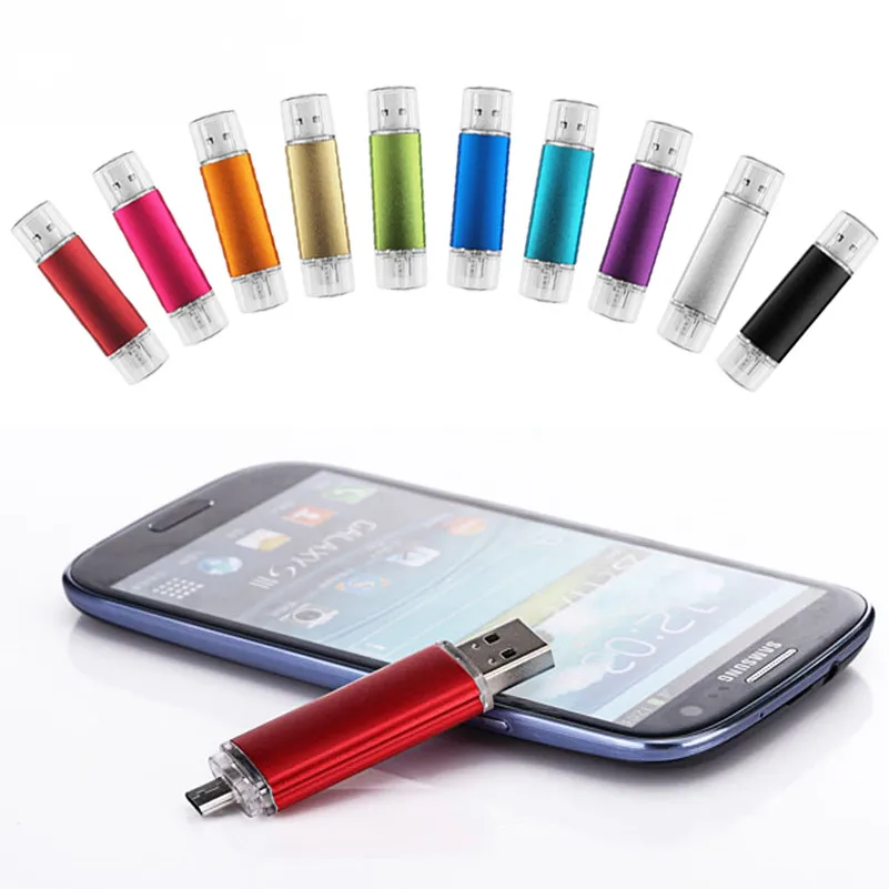 Дешевый OTG телефон USB карта флэш памяти 8 gb 16 gb 32 ГБ, 64 ГБ и 128 Гб USB flash Drive цвет Вращающаяся Ручка Drive memory stick usb флешки интерфейсом USB