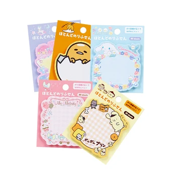 

30Packs/lot Cartoon Lazy egg Long ear Rabbits Paper Note Stickers Book Holder Sticky Memo Girls Melody Office Home wholesale