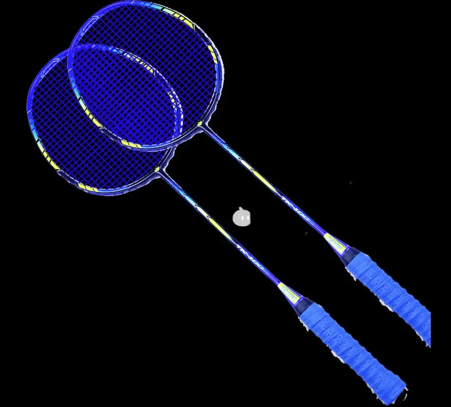 

Double-racket 2-piece all-carbon-in-one badminton racket ultra-light 6U7U single-racket carbon fiber attack type free shipping