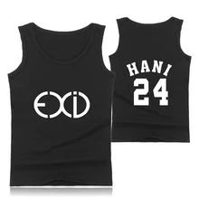K POP EXID комбинированные развлекательные мужские спортивные Тэнк-топы пуловеры LE Energy хип-хоп безрукавки светоотражающий жилет Jahseh рубашки