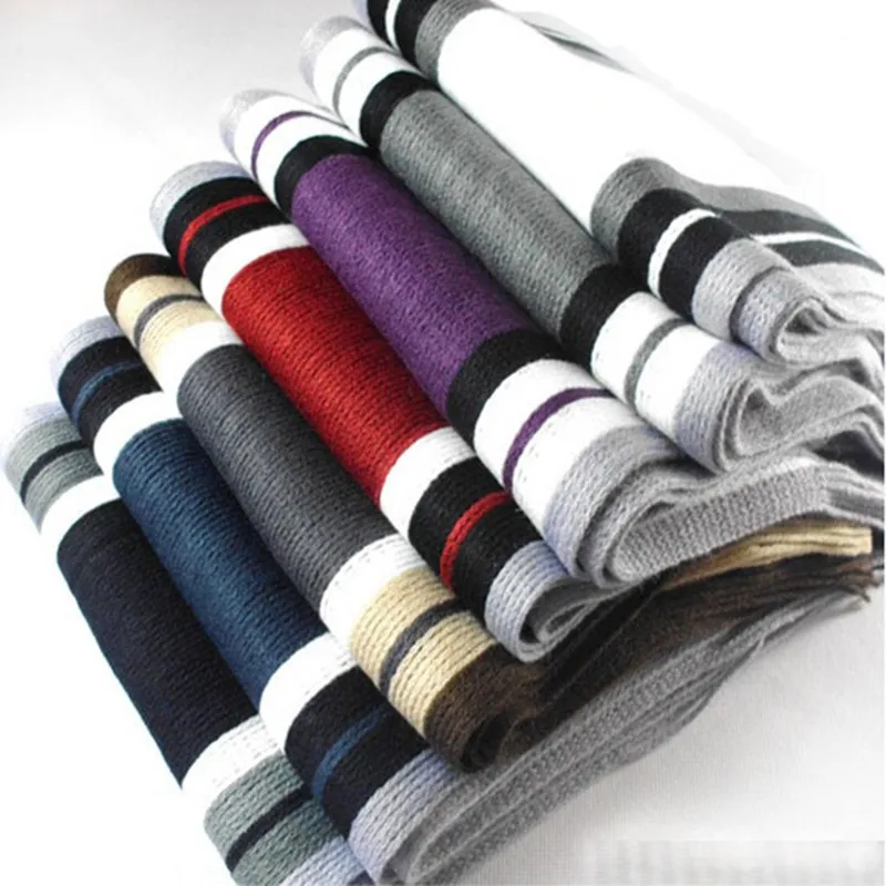 Free shipping 2016 font b tartan b font Scarves men winter new Fashion Plaid Scarf for