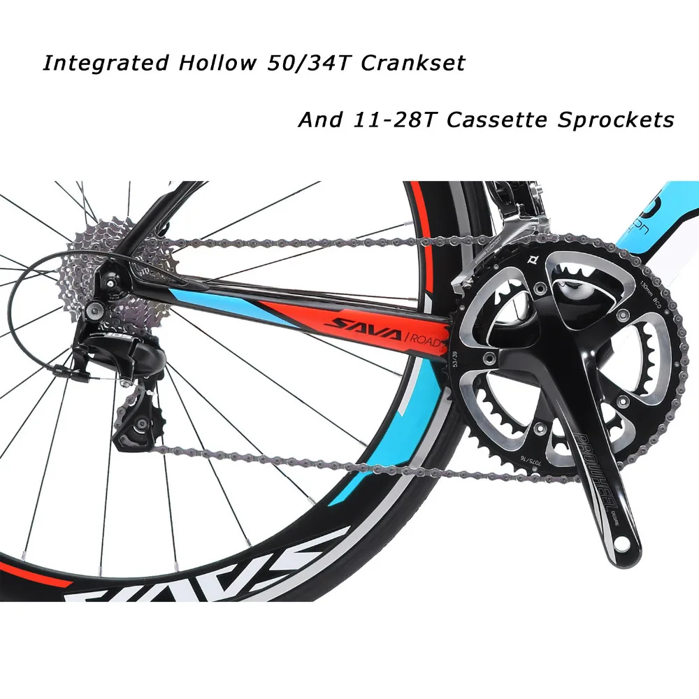 Perfect SAVA Carbon Road bike 700C road bike carbon Bicycle Road Racing Bike 22 speed bike with SHIMANO 105 5800 sets bici da corsa bici 10