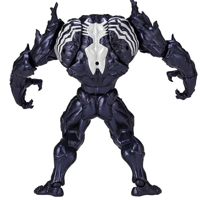 

2019 brand new 15CM Series Revoltech Venom Spiderman Deadpool With Bracket PVC Action Figure Collection Model Toy 15cm Doll