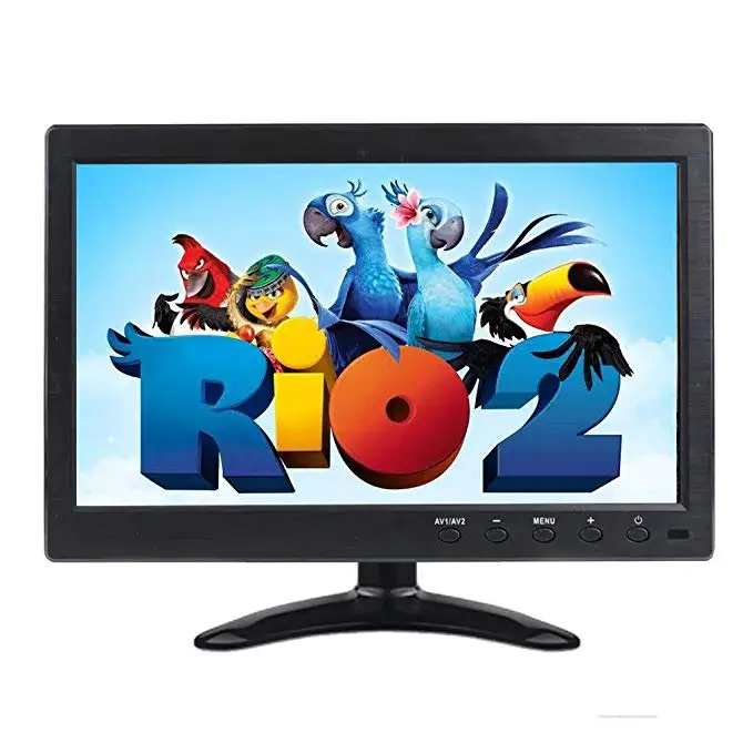 

10.1" Tablet LCD HD Monitor Computer Display Color Screen 2Channel Video Input Security Monitor with BNC / AVI / VGA / HDMI