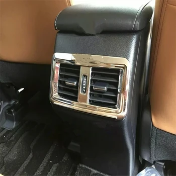 

WELKINRY car auto cover styling For Lexus NX 2015 2016 ABS chrome armrest rear tail seat air conditioning outlet air vent trim
