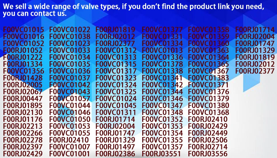 F00VC01033 4 шт. коллектора системы впрыска топлива Управление клапан F 00 в C01 033 FOOVC01033 для 0445110092 0445110186