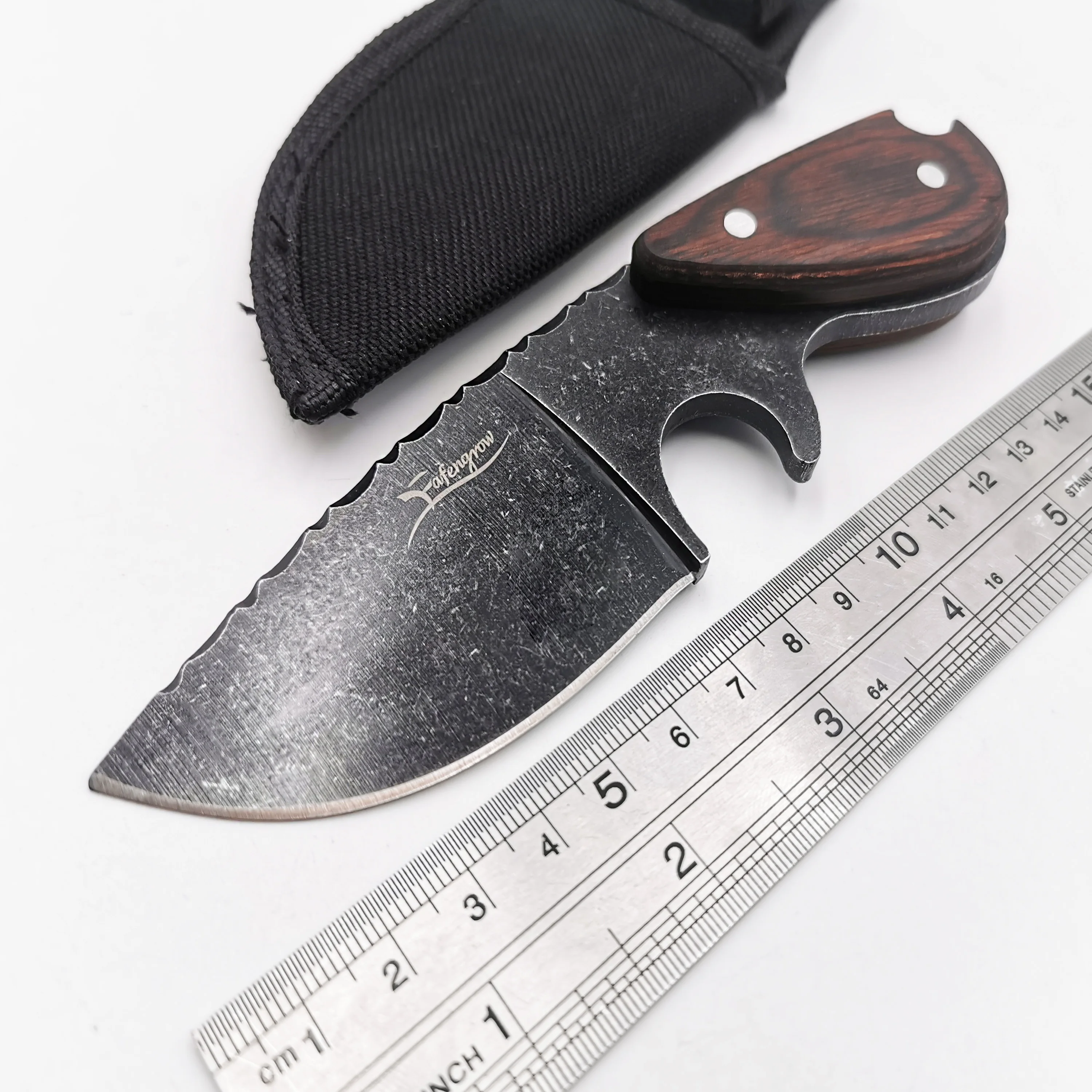 

Fixed Blade Knife 440C Blade Wood Outdoor Camping Survival Knives Gift knives Tactical Hunting EDC Tool