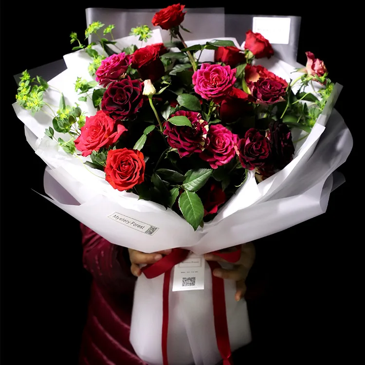 20 шт./компл. Водонепроницаемый Цветок Оберточной Бумага 58x58 см цветы подарочные пакеты цветочный свадебный Декор букета