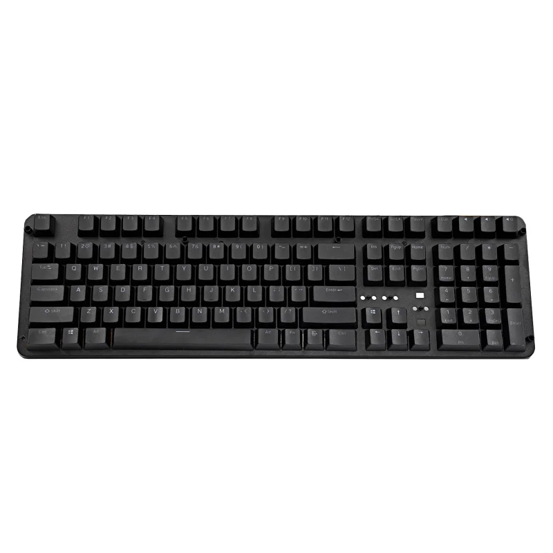 YMDK PBT Black White OEM Profile 108 Key Douhle Shot Shine Through Keycap For Corsair Logitech Razer Coolermaster - Цвет: Black Corsa Logi CM