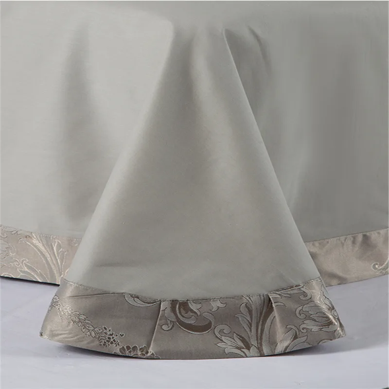 Комплект постельного белья из жаккардового шелка и хлопка 4 шт.|duvet cover set|king sizebedding