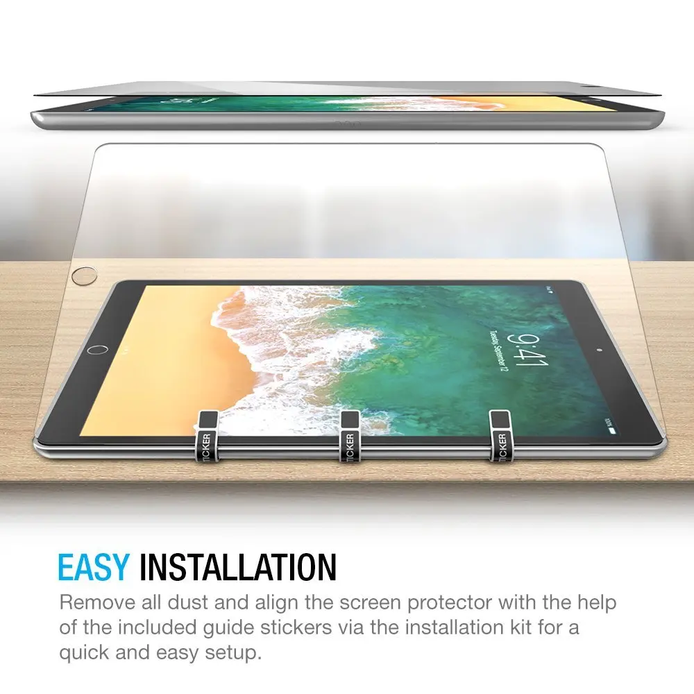 Прозрачная защитная пленка для экрана из закаленного стекла Apple iPad Pro 12 9 A1584 A1652 A1670