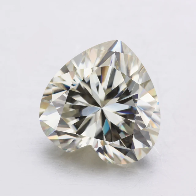 US $40.00 Loose color Heart Shape Brilliant Moissanites Stone Jewelry Making