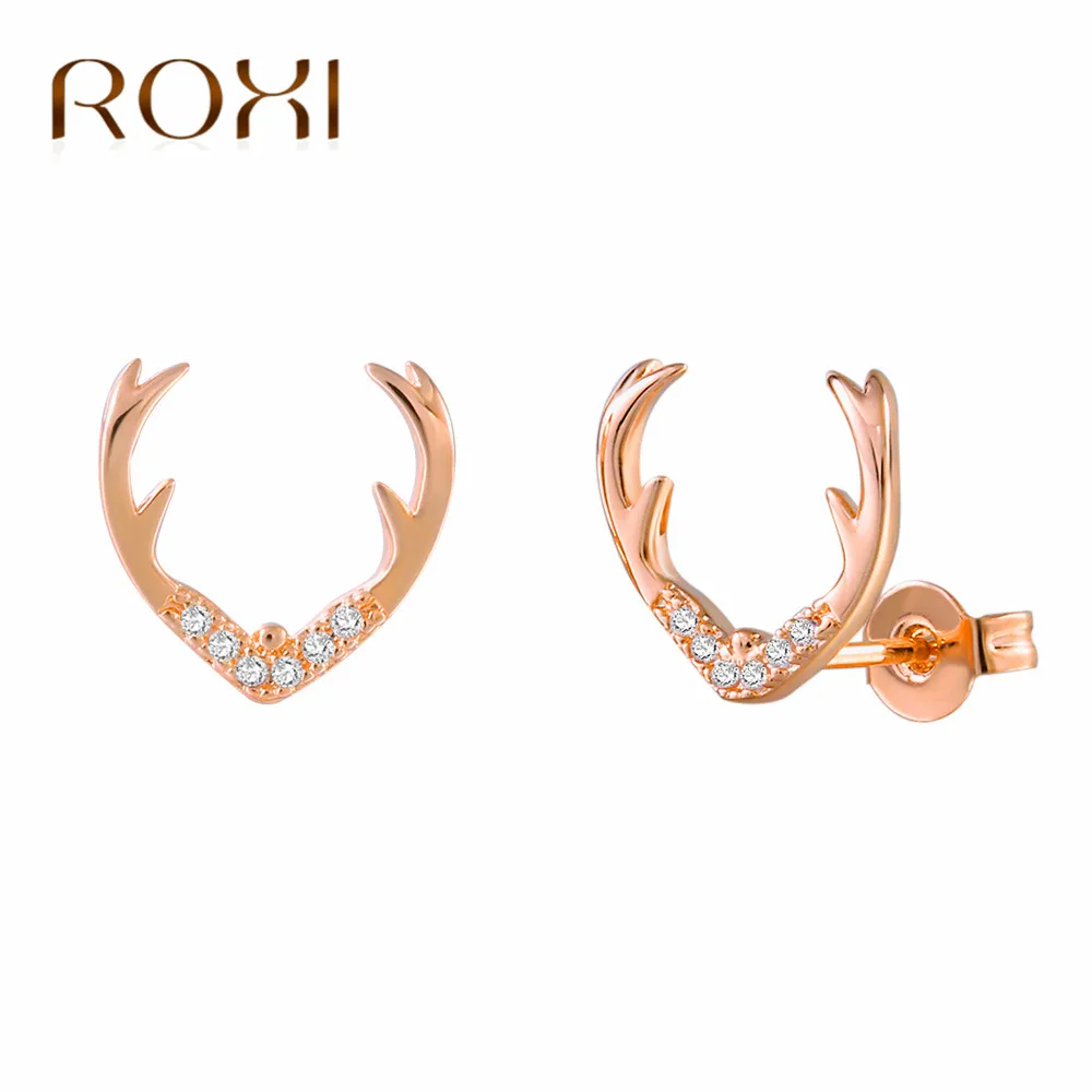 

ROXI Fashion Deer Stud Earrings for Women Cute Elk Animal Earrings Pendientes Ear Jewelry Christmas Accessories Gifts Bijoux
