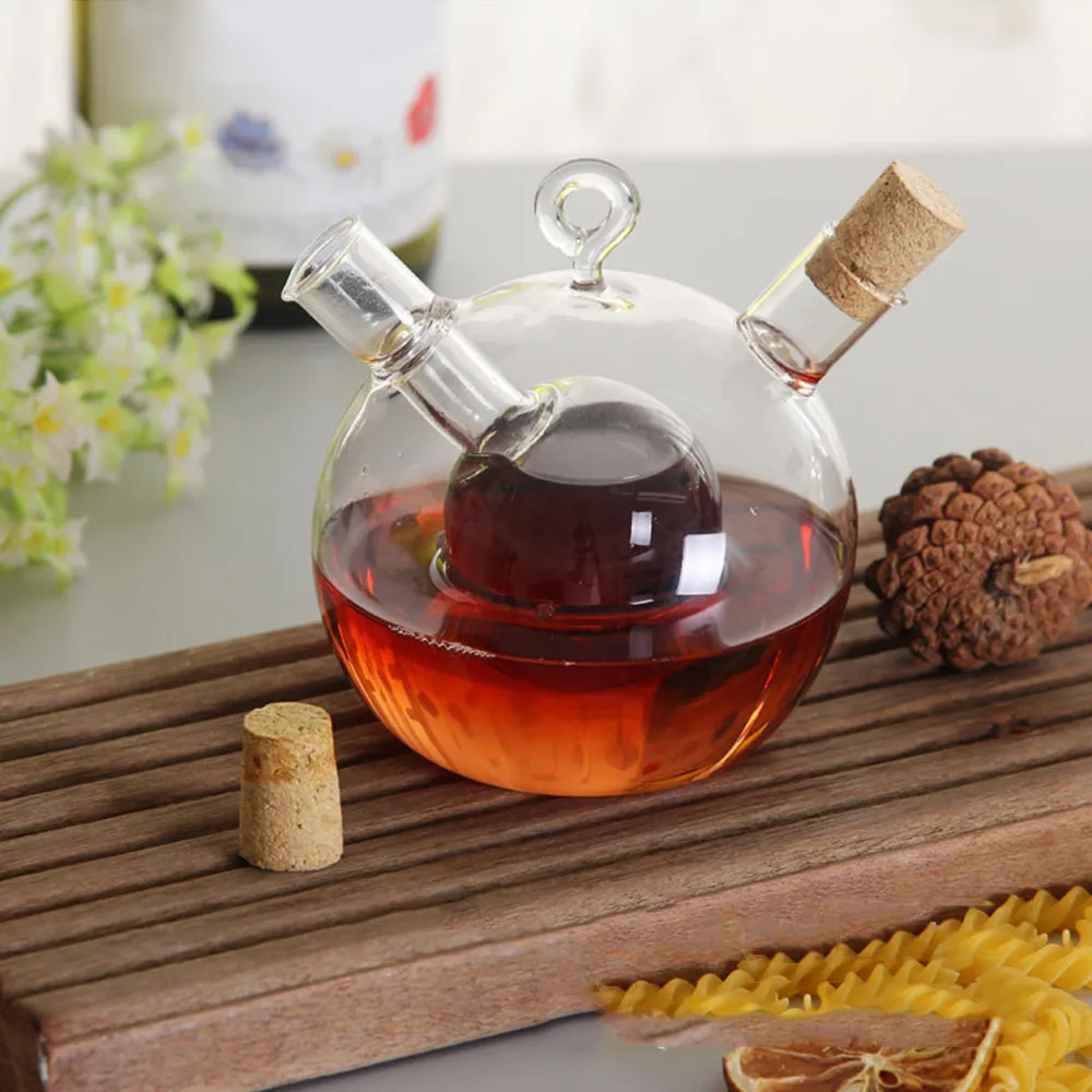 

Multi-functional Seasoning Bottle Dishware Kitchen Oil Vinegar Pots Leak-Proof Sauce Vinegar Bottle Tableware