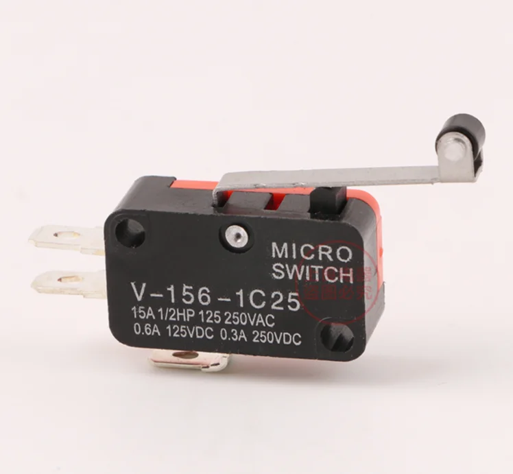 10PCS Swing Switch V 156 1C25 Micro Switch Limit Switch Long Shank With