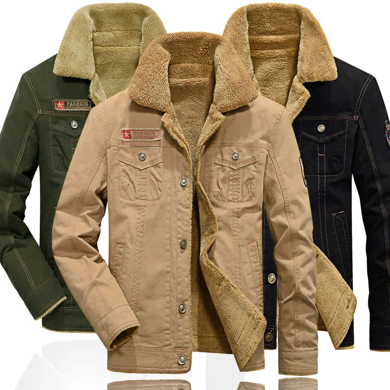 Chaquetas Hombre мужские зимние куртки для зимы и с хлопковой подкладкой куртка Униформа ВВС одно пальто лацканы мужской оптовая продажа