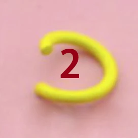 100 шт./лот, 1,2x8 мм, цветные металлические самодельные ювелирные изделия, открытые кольца с одной петлей и разрезное кольцо для изготовления ювелирных изделий - Цвет: yellow 2