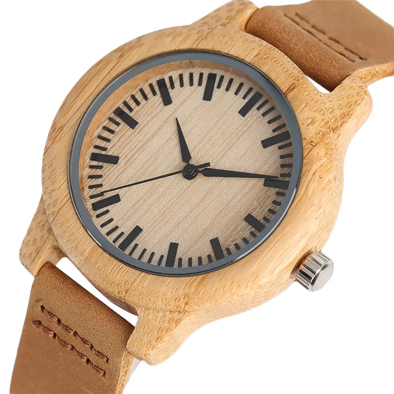 

Modern Wooden Watches Dress Bamboo Quartz Watch Women Japan Movement Novelty Wristwatches for Lady Girl Birthday Gifts Relogio