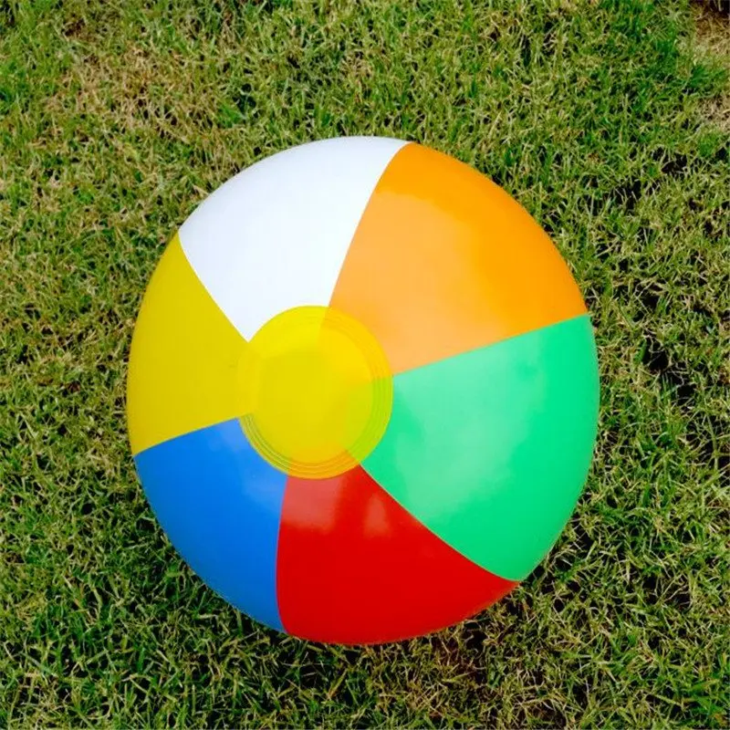 Новый 23 см красочные надувной пляжный мяч игрушка плавание в воде играть игрушки для Для детей Плавание аксессуары воды бассейнов весело