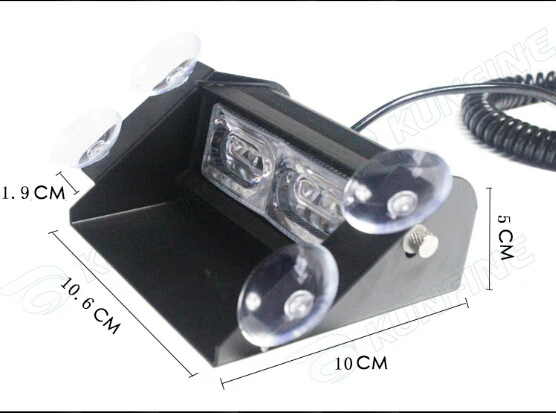 Автомобильный светодиодный стробоскопы Фонарик светодиодный сигнал светофора 6*1 Вт Высокое качество светодиодный свет KF-L3140