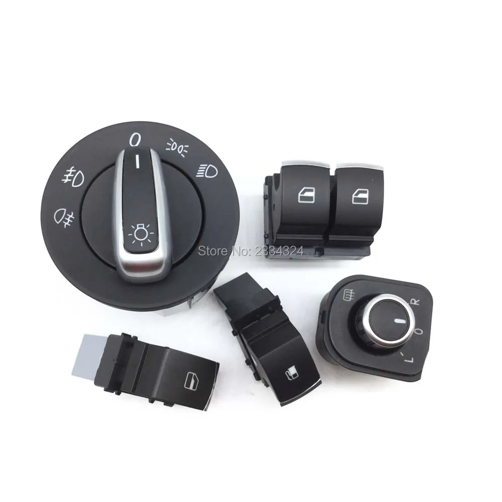 

Зеркало фар окно топливный бак переключатель для VW Eos Golf Mk5 MK6 GTI RIBBIT R32 5ND959855, 1KD959833, 5ND941431A, 5K3 959 857A