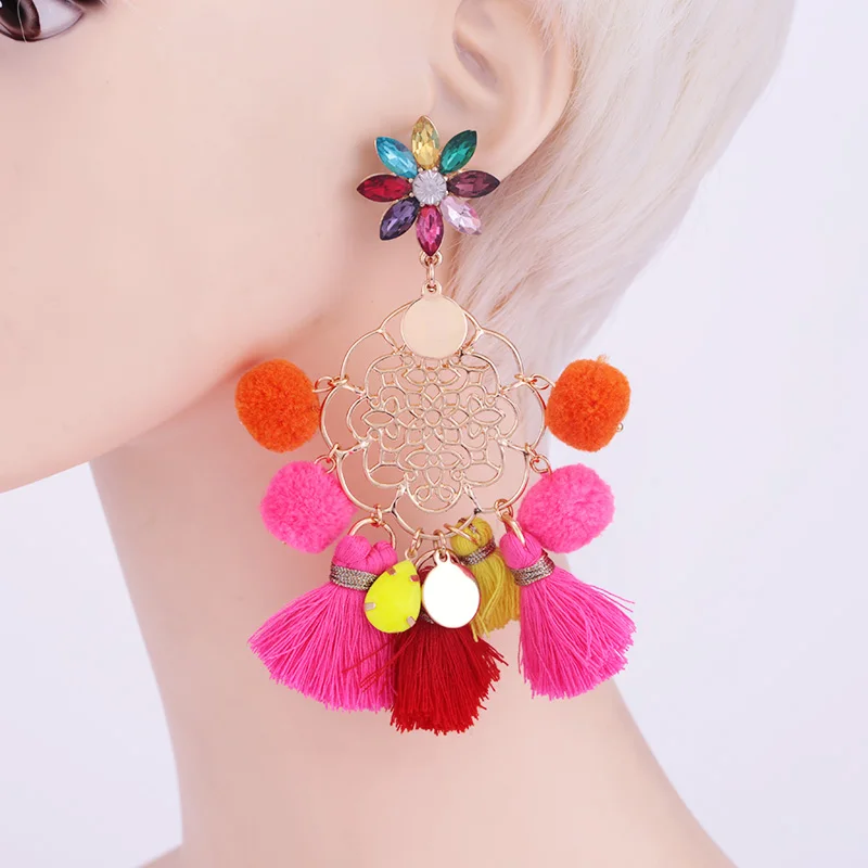 Earrings for woman oorbellen bohemian drop eArrings (1)