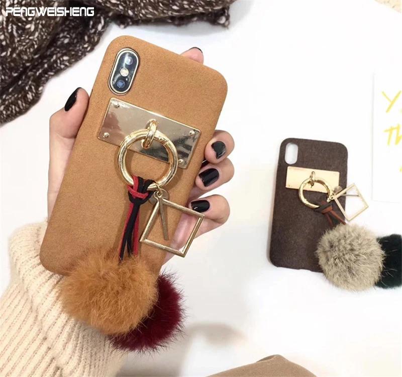 PENGWEISHENG Phone Case For iPhone 8 7 6 6s Plus For iPhone X Fashion Hard Back Cover Case